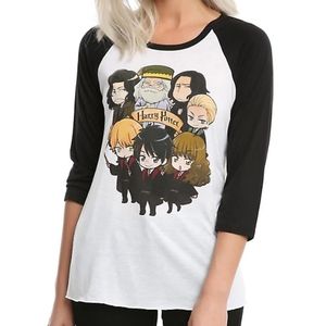 Harry Potter chibi raglan